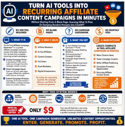 AI Tool Affiliate Campaign Generator AI Tool Affiliate Campaign Generator
