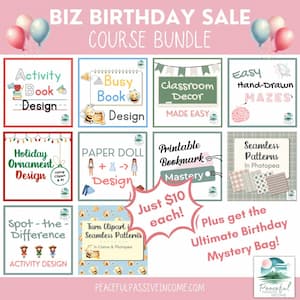 CARRIE'S BUSINESS BIRTHDAY SALE