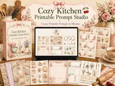 Cozy Kitchen Printable Prompt Studio