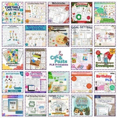 Cut & Paste Printables bundle Cut & Paste Printables bundle
