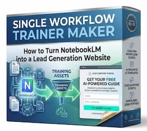 NotebookLM to Lead Gen Website NotebookLM to Lead Gen Website