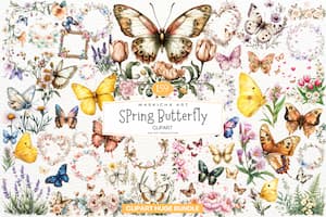 Spring Butterfly Clipart Spring Butterfly Clipart