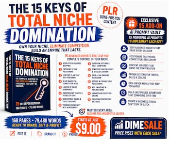 15 Keys of Total Niche Domination 15 Keys of Total Niche Domination