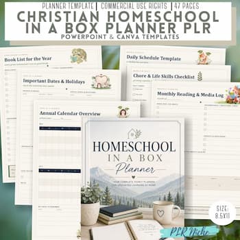 Christian homeschool planner Christian homeschool