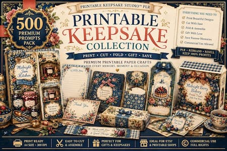 Printable Keepsake Collection Printable Keepsake Collection