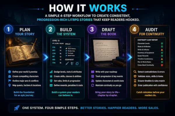 Author Vault LitRPG how it works Author Vault LitRPG how it works