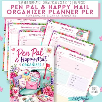 Pen Pal & Happy Mail Organizer Pen Pal & Happy Mail Organizer