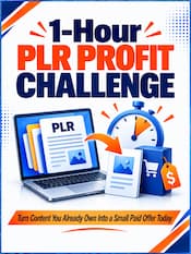 1-Hour PLR Profit Challenge