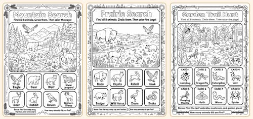 Wild Safari Hunt & Color PLR Wild Safari Hunt & Color PLR