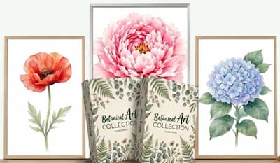 Botanical Watercolor Wall Art Botanical Watercolor Wall Art