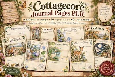 Cottagecore Journal Pages Cottagecore Journal Pages