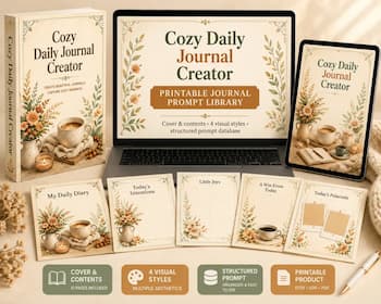 Cozy Daily Journal Creator Cozy Daily Journal Creator