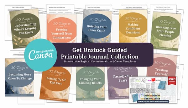 Get Unstuck Printables Journal Collection Get Unstuck Printables Journal Collection