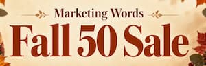 Marketing Words Fall Sale