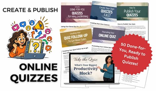 Online Quiz Publishing Start-Up Kit