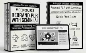 Rebrand PLR with Gemini AI