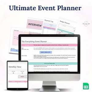 Event Planner Google Sheets template Event Planner Google Sheets template